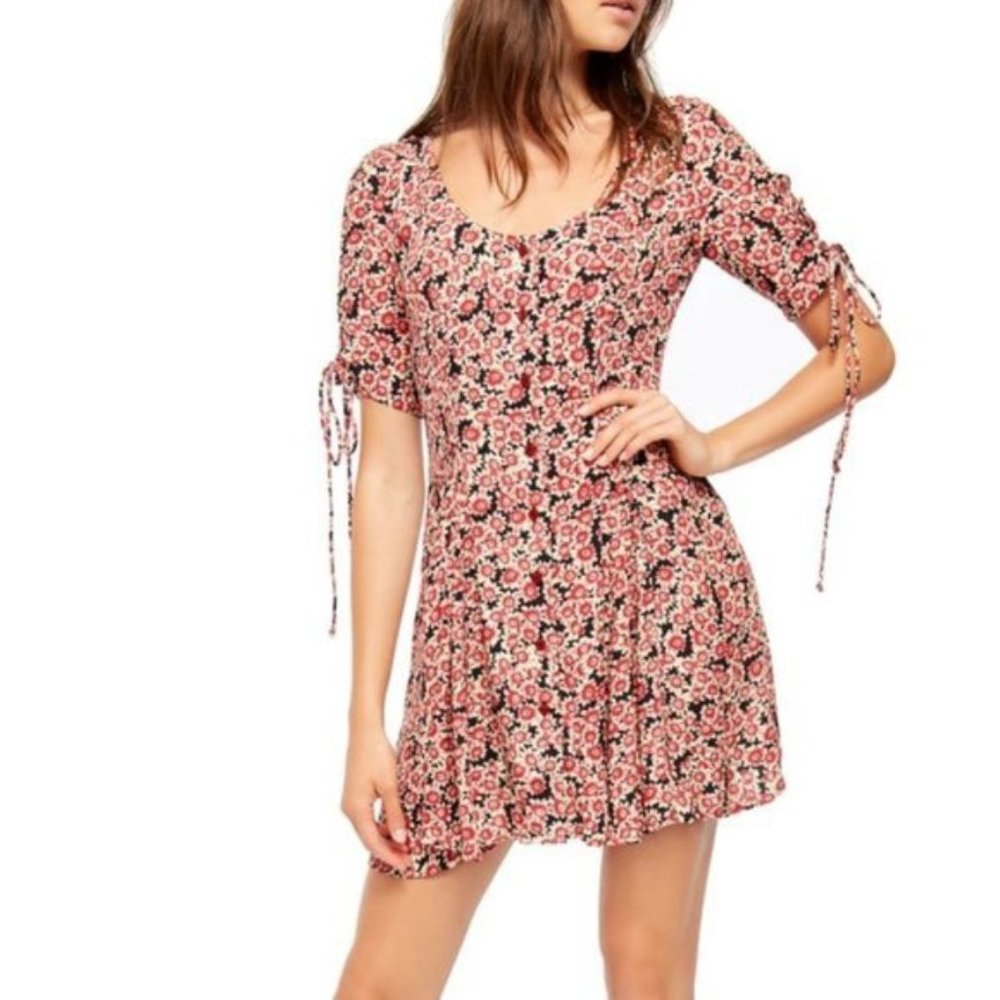 Free People Lace-Up Minidress